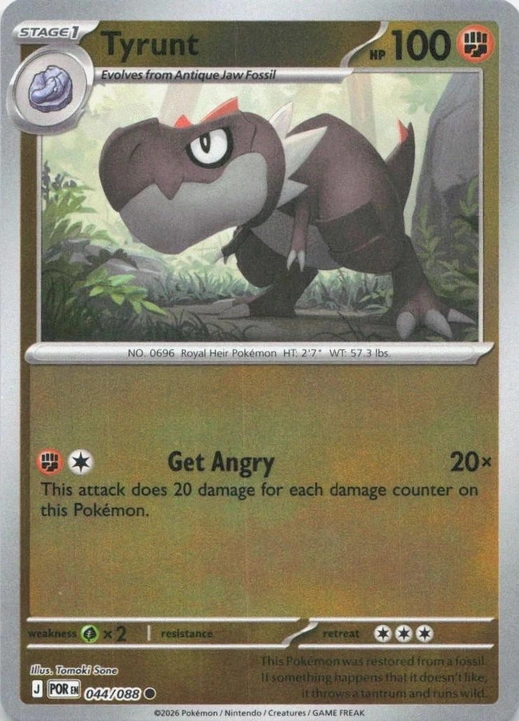 POR Perfect Order - 044/088 - Tyrunt (Reverse Holo)