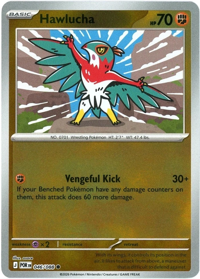 POR Perfect Order - 046/088 - Hawlucha (Reverse Holo)