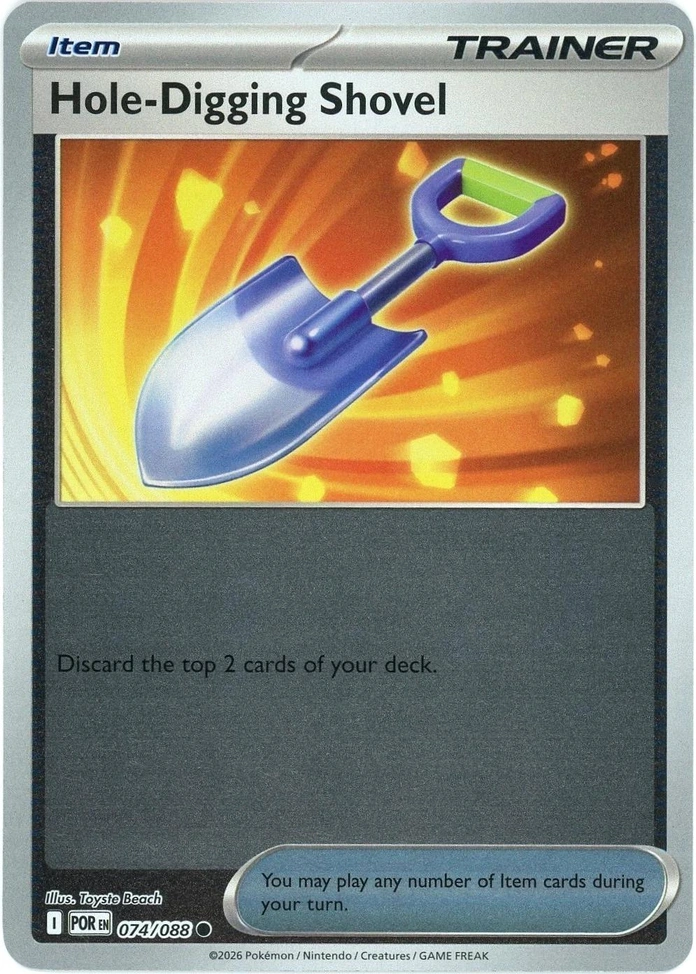 POR Perfect Order - 074/088 - Hole-Digging Shovel (Reverse Holo)