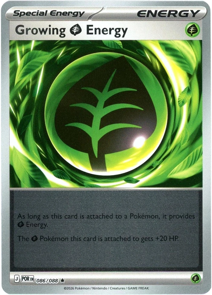 POR Perfect Order - 086/088 - Growing Grass Energy (Reverse Holo)
