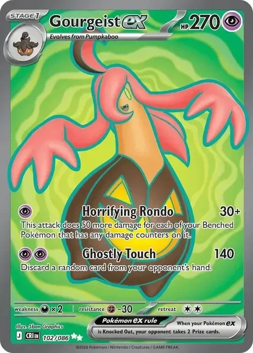CRI Chaos Rising - 102/086 - Gourgeist ex