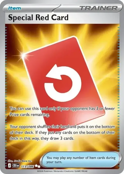 CRI Chaos Rising - 113/086 - Special Red Card