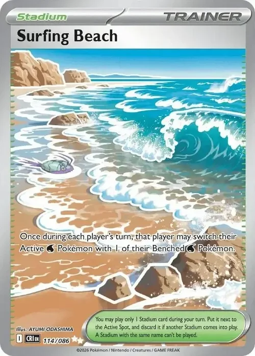 CRI Chaos Rising - 114/086 - Surfing Beach