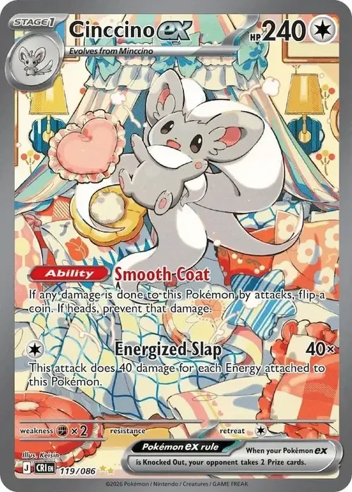 CRI Chaos Rising - 119/086 - Cinccino ex