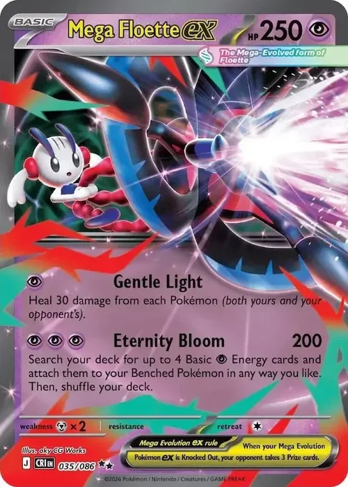 CRI Chaos Rising - 035/086 - Mega Floette ex