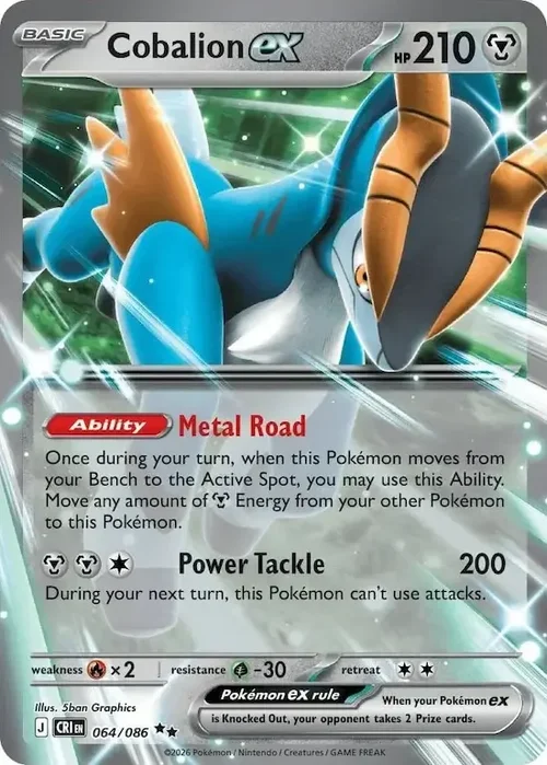 CRI Chaos Rising - 064/086 - Cobalion ex