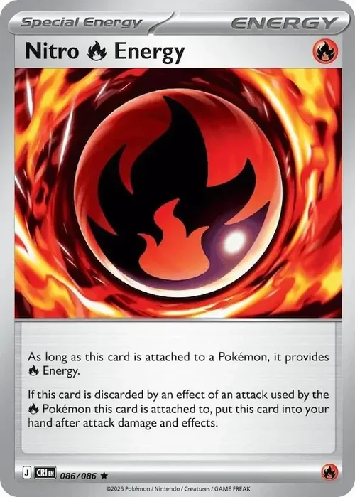 CRI Chaos Rising - 086/086 - Nitro Energy (Holo)
