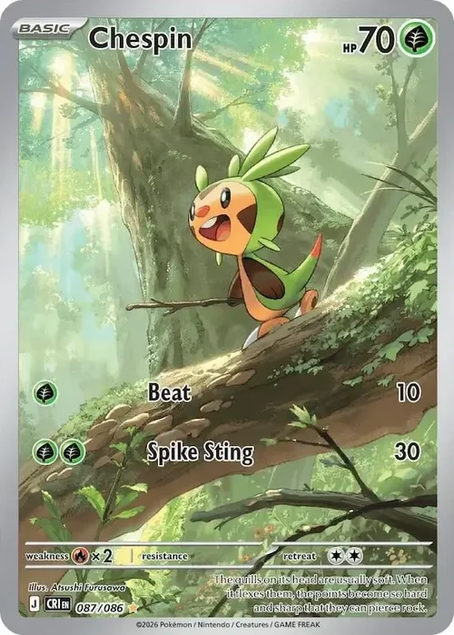 CRI Chaos Rising - 087/086 - Chespin