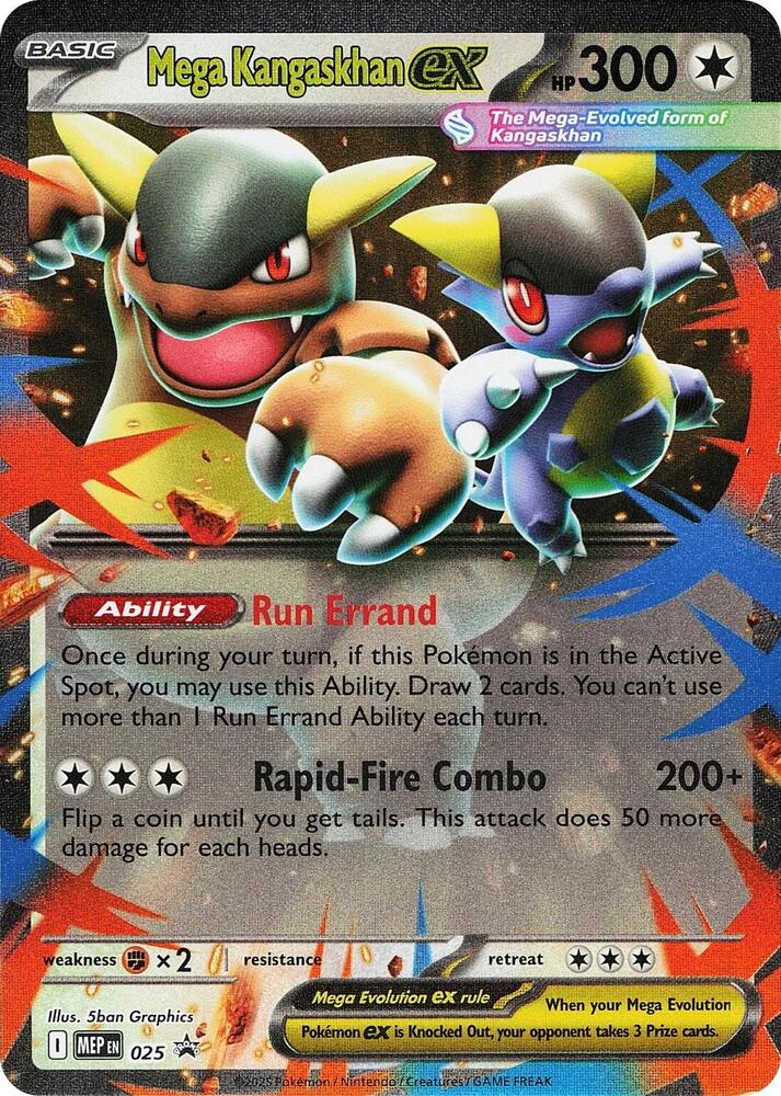 Karta Pokémon - Mega Evolution Promos - MEP025 - Mega Kangaskhan ex