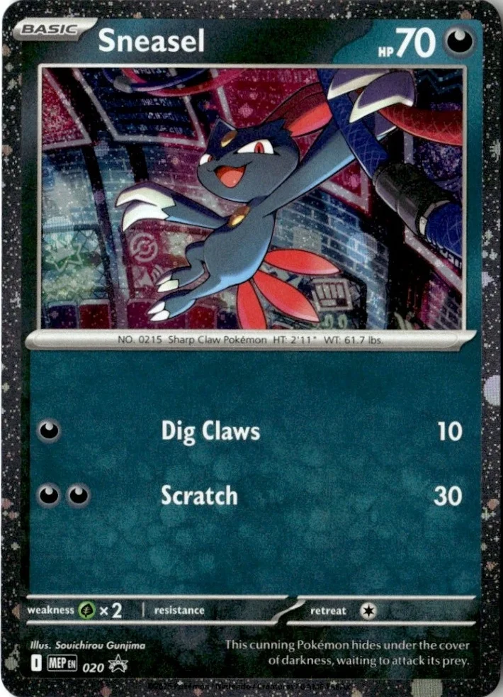 Mega Evolution Promos - MEP020 - Sneasel (Cosmos Holo)