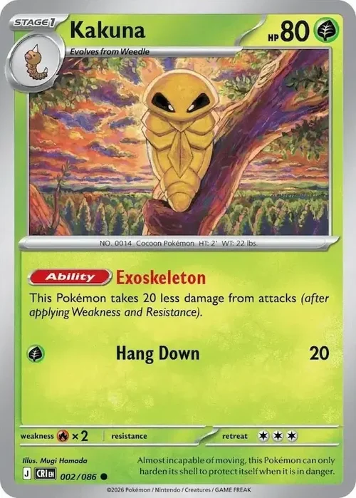 CRI Chaos Rising - 002/086 - Kakuna