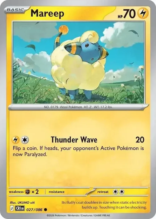 CRI Chaos Rising - 027/086 - Mareep