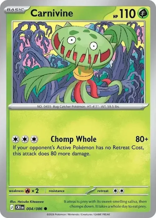 CRI Chaos Rising - 004/086 - Carnivine