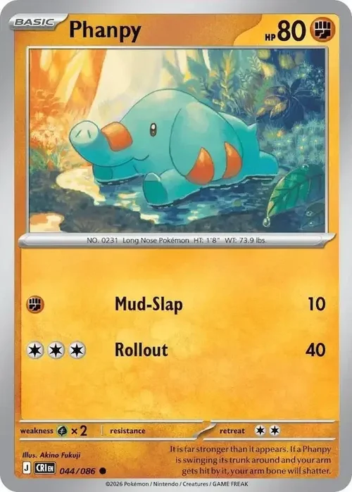 CRI Chaos Rising - 044/086 - Phanpy