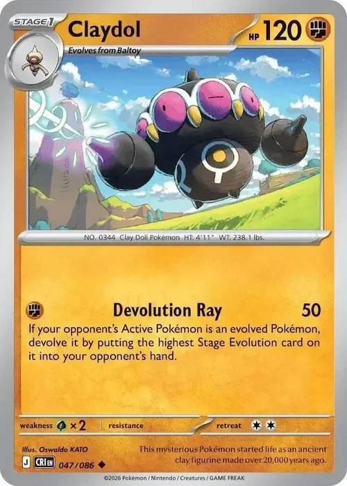 CRI Chaos Rising - 047/086 - Claydol