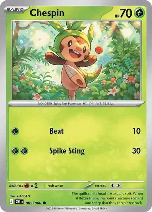 CRI Chaos Rising - 005/086 - Chespin