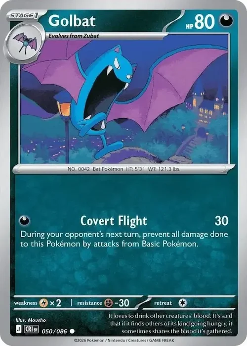 CRI Chaos Rising - 050/086 - Golbat