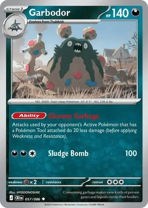 CRI Chaos Rising - 057/086 - Garbodor