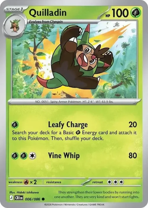 CRI Chaos Rising - 006/086 - Quilladin