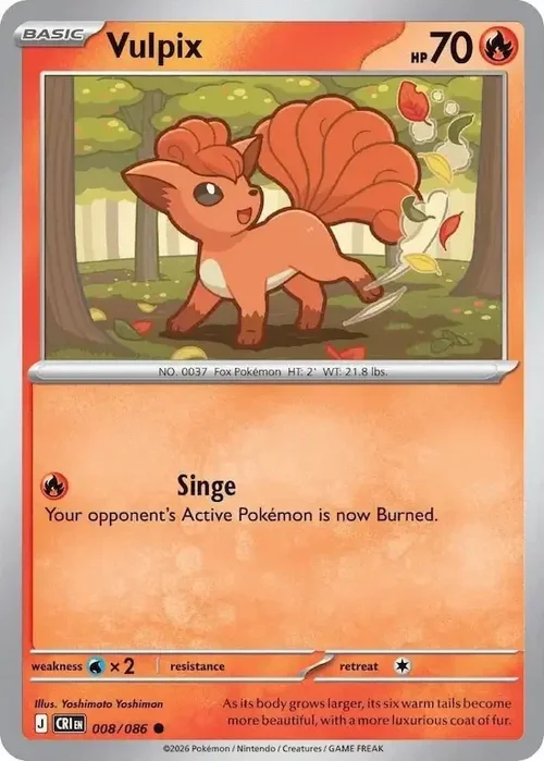 CRI Chaos Rising - 008/086 - Vulpix