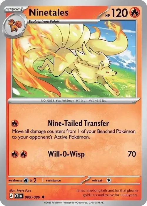 CRI Chaos Rising - 009/086 - Ninetales