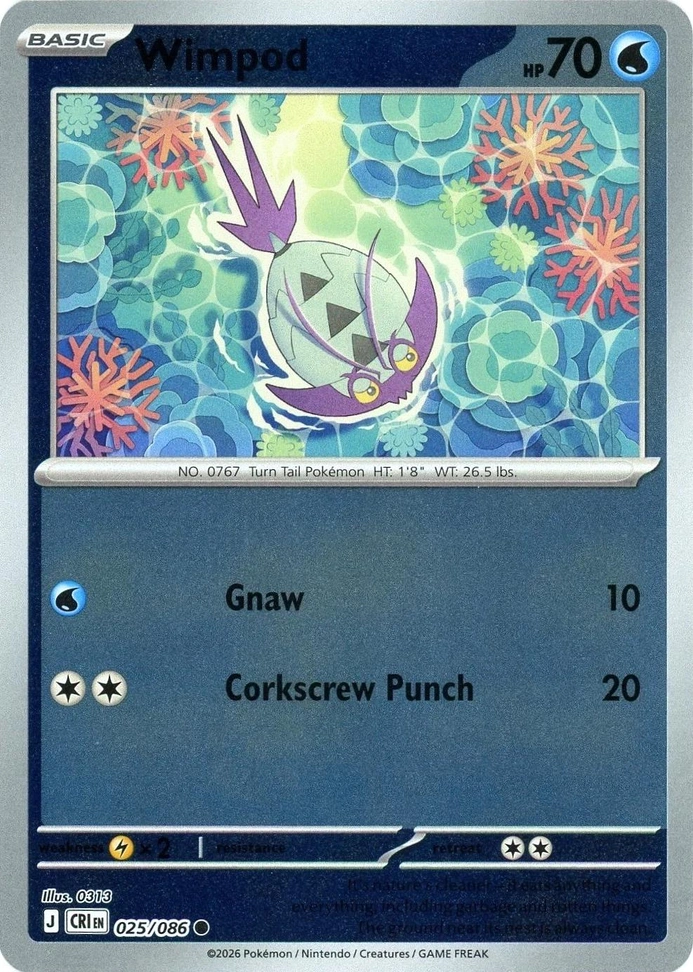 CRI Chaos Rising - 025/086 - Wimpod (Reverse Holo)