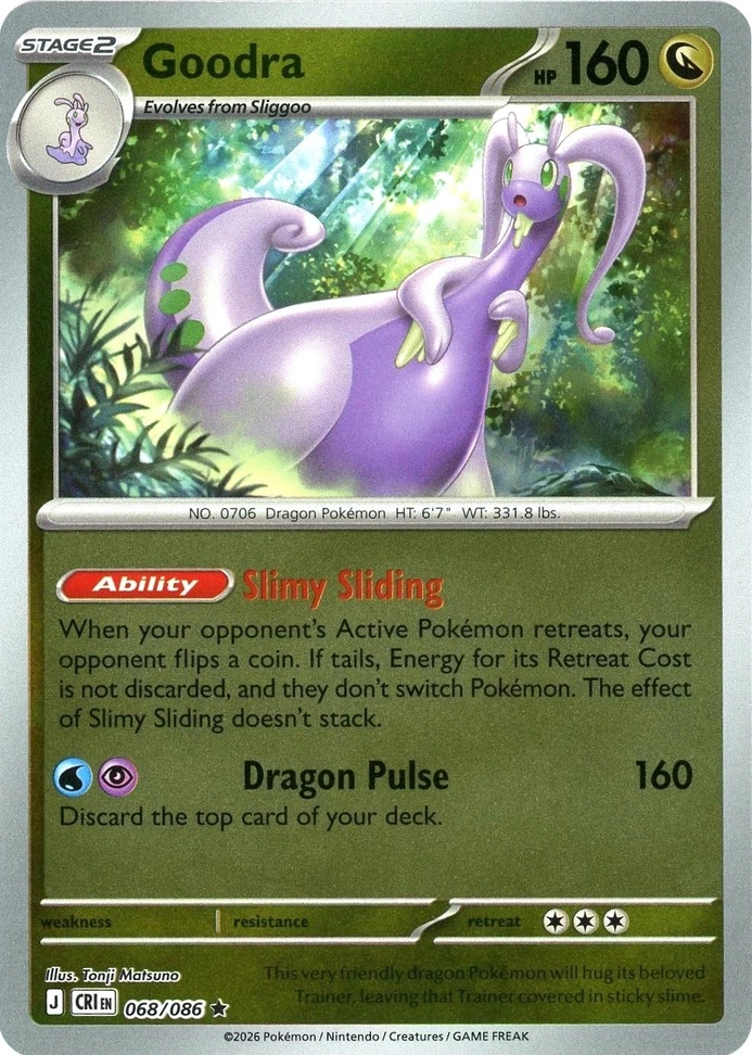 CRI Chaos Rising - 068/086 - Goodra (Reverse Holo)