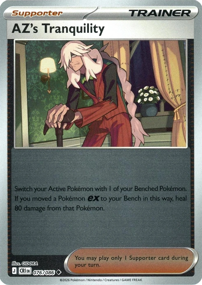 CRI Chaos Rising - 076/086 - AZ's Tranquility (Reverse Holo)