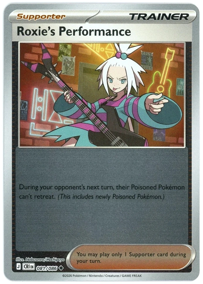 CRI Chaos Rising - 081/086 - Roxie's Performance (Reverse Holo)