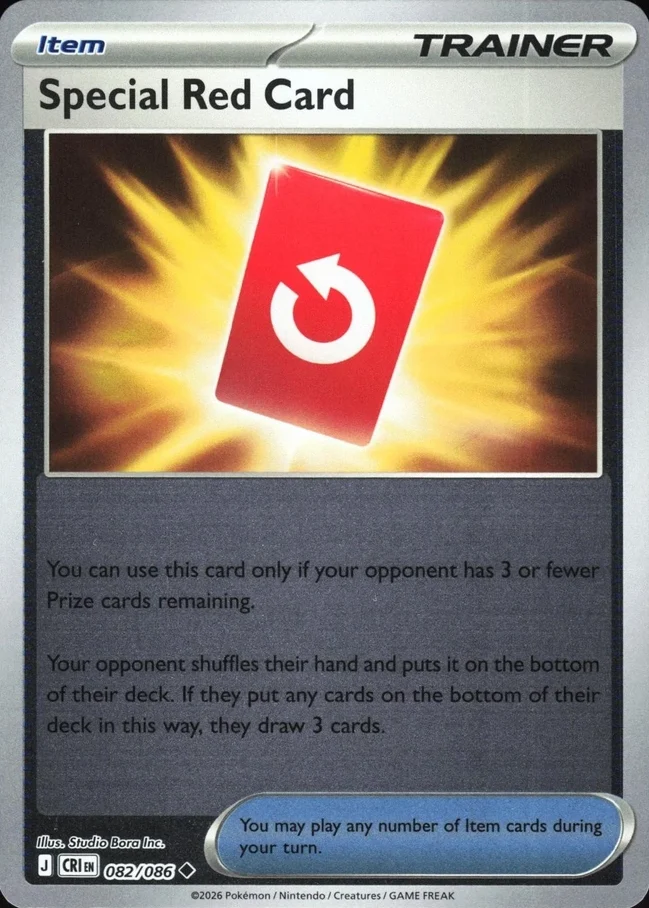 CRI Chaos Rising - 082/086 - Special Red Card (Reverse Holo)