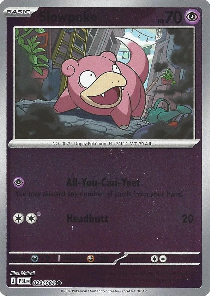 PBL Pitch Black - 029/084 - Slowpoke (Reverse Holo)