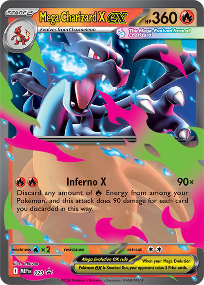 MEP Mega Evolution Promos - MEP029 - Mega Charizard X ex
