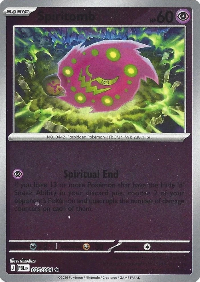 PBL Pitch Black - 035/084 - Spiritomb (Reverse Holo)