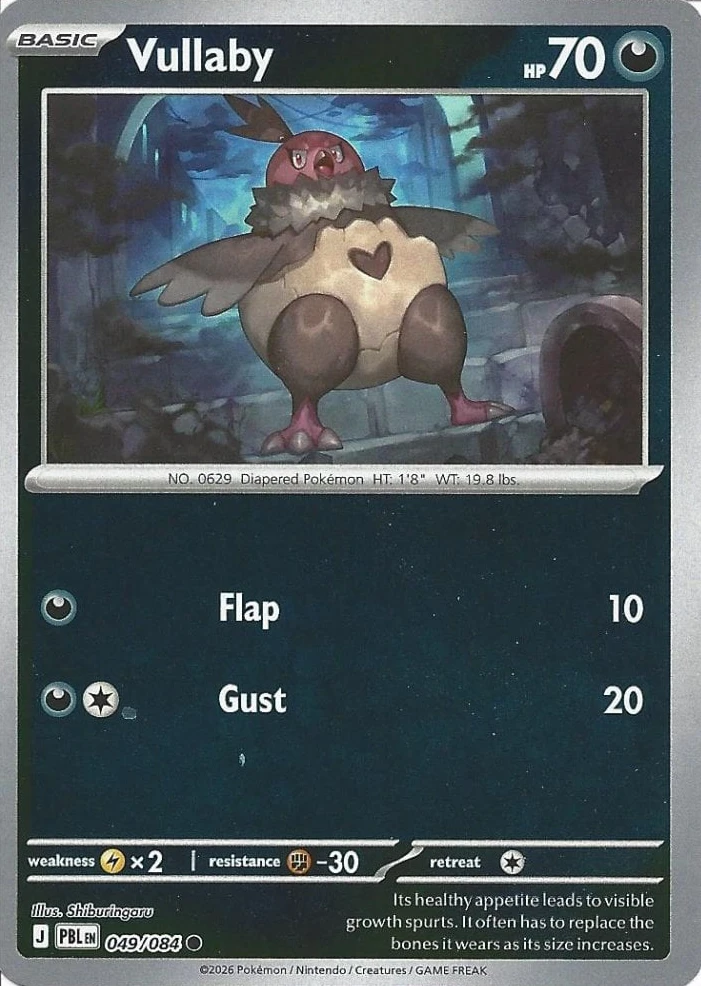 PBL Pitch Black - 049/084 - Vullaby (Reverse Holo)