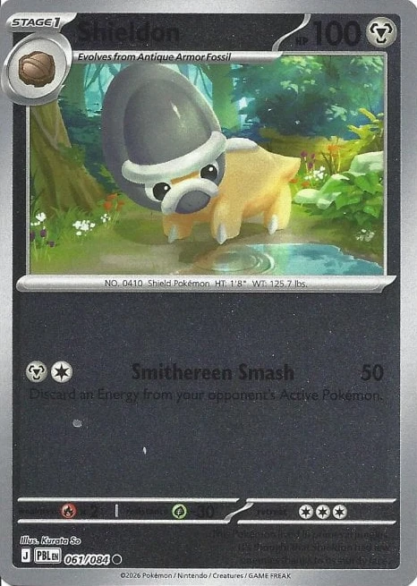 PBL Pitch Black - 061/084 - Shieldon (Reverse Holo)