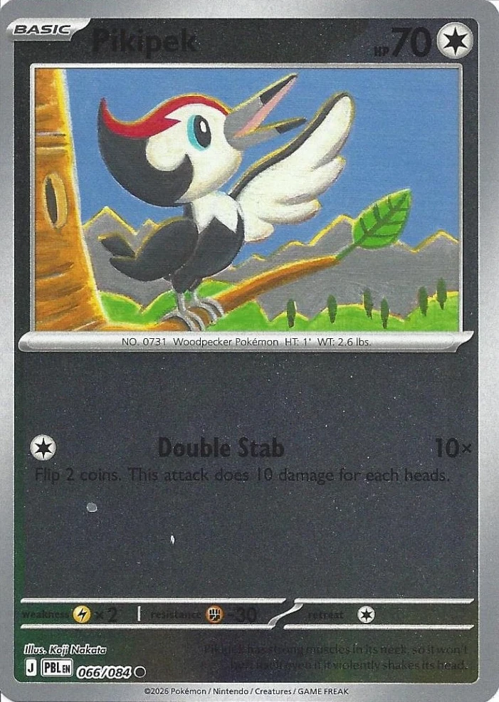 PBL Pitch Black - 066/084 - Pikipek (Reverse Holo)