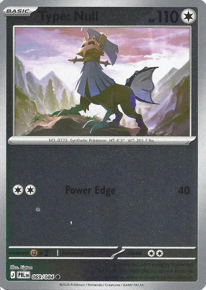 PBL Pitch Black - 069/084 - Type: Null (Reverse Holo)