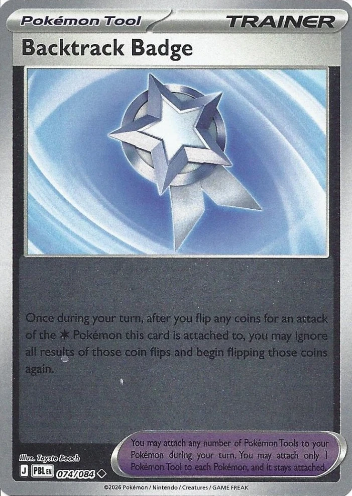 PBL Pitch Black - 074/084 - Backtrack Badge (Reverse Holo)