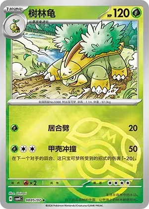 CBB4C Gem Pack Vol.4 - 08 05/07 - Grotle (Master Ball Reverse Holo)