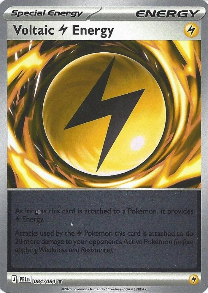 PBL Pitch Black - 084/084 - Voltaic Lightning Energy (Reverse Holo)