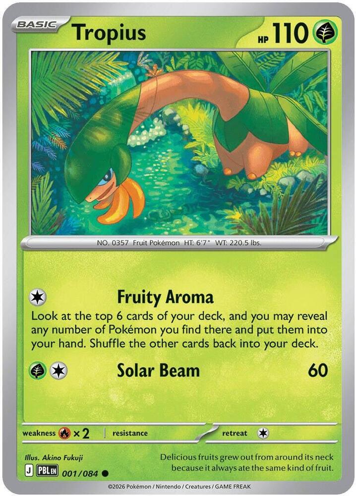 PBL Pitch Black - 001/084 - Tropius