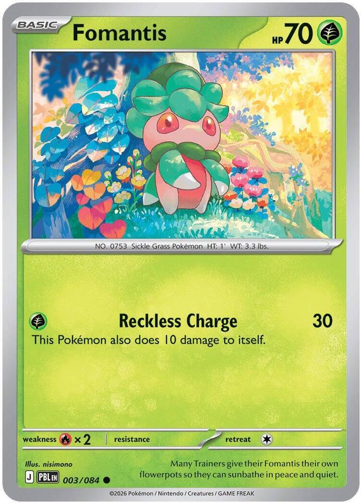 PBL Pitch Black - 003/084 - Fomantis