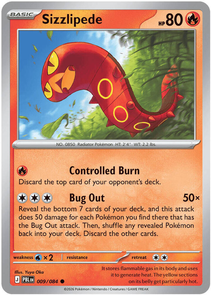 PBL Pitch Black - 009/084 - Sizzlipede