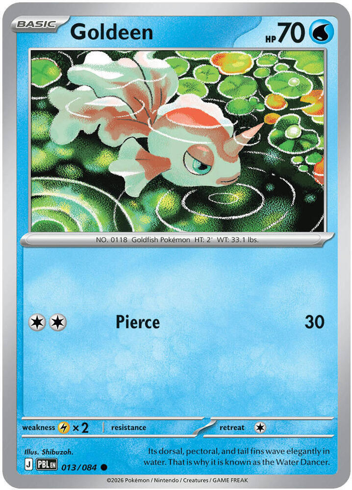 PBL Pitch Black - 013/084 - Goldeen