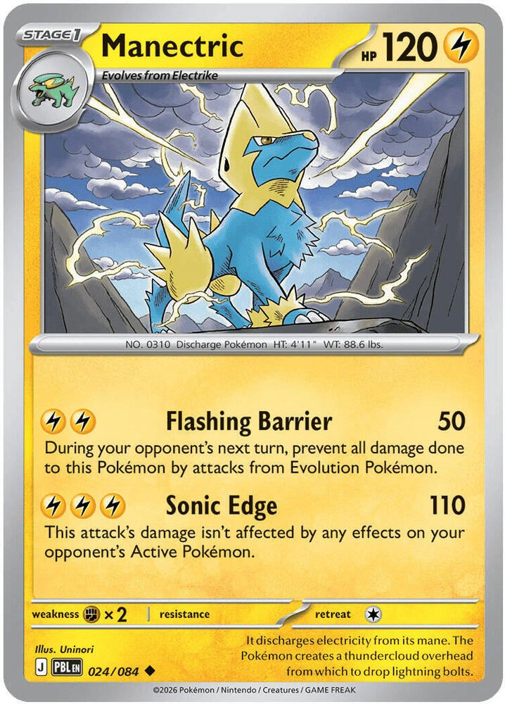 PBL Pitch Black - 024/084 - Manectric