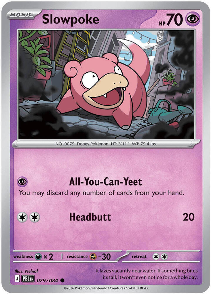 PBL Pitch Black - 029/084 - Slowpoke