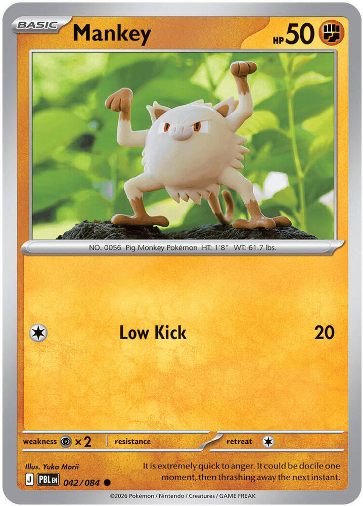 PBL Pitch Black - 042/084 - Mankey