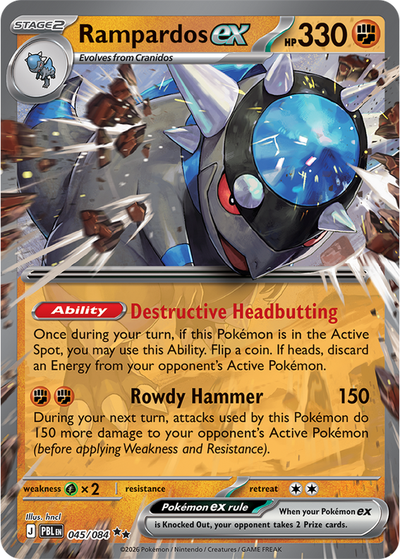 PBL Pitch Black - 045/084 - Rampardos ex