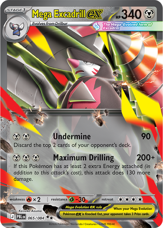 PBL Pitch Black - 065/084 - Mega Excadrill ex
