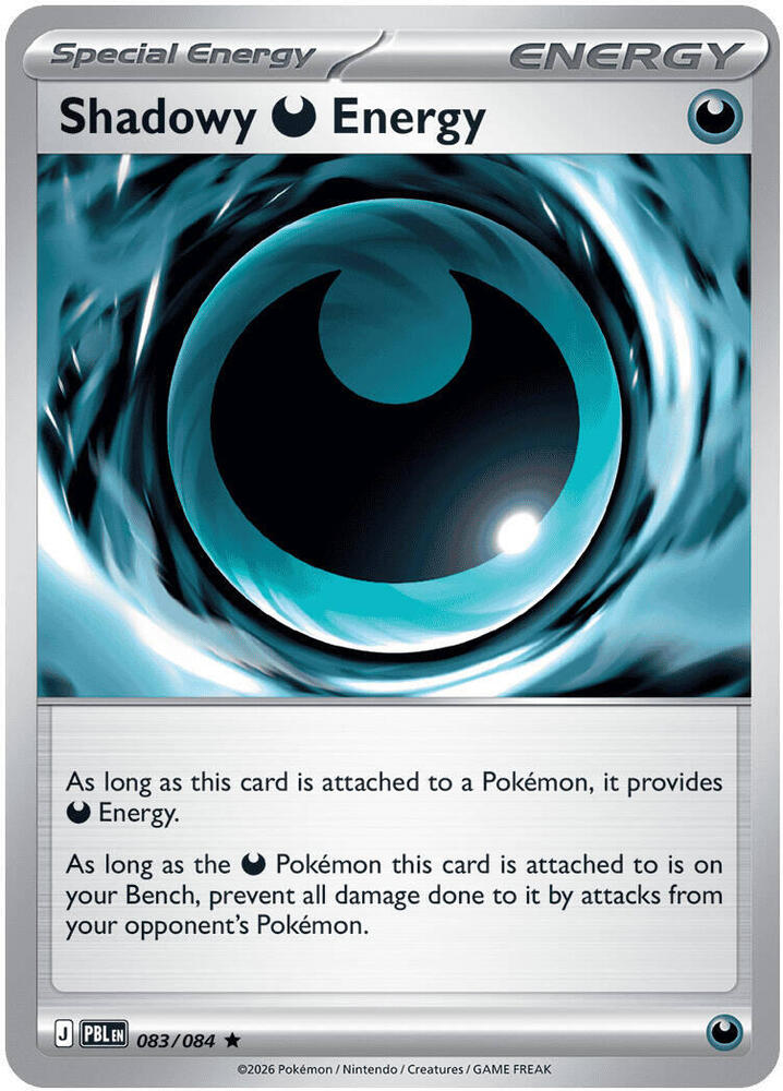 PBL Pitch Black - 083/084 - Shadowy Darkness Energy (Holo)